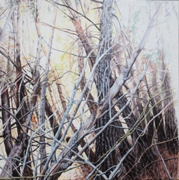 Huile sur toile, 120 x 120 cm Huile sur toile, 120 x 120 cm
