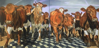 Two-part 300 x 150 cm, Oil on canvas 2021 Two-part 300 x 150 cm, Oil on canvas 2021