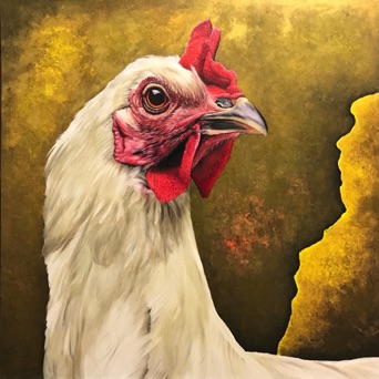 Oil and acrylic on canvas, 100 x 100 cm, 2025