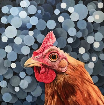 Oil on canvas, 100 x 100 cm, 2023 Oil on canvas, 100 x 100 cm, 2023