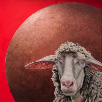 Oil and acrylic on canvas, 100 x 100 cm, 2025
