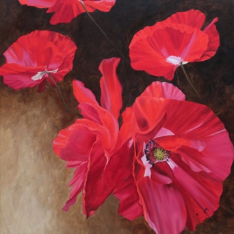 Oil on canvas, 100 x 100 cm, 2022 Oil on canvas, 100 x 100 cm, 2022