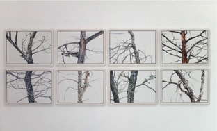 Oil on canvas, 21 x 30 cm each Oil on canvas, 21 x 30 cm each