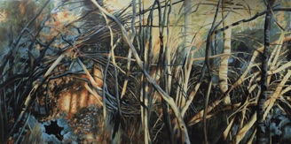 Diptyque, 200 x 100 cm, Oil on canvas, 2019 Diptyque, 200 x 100 cm, Oil on canvas, 2019