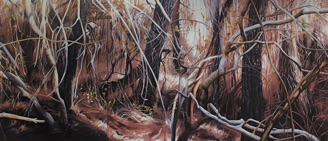 Triptyque, 270 x 116 cm, Oil on canvas, 2018 Triptyque, 270 x 116 cm, Oil on canvas, 2018