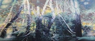Oil on canvas, Three-part, 270 x 116 cm, 2019 Oil on canvas, Three-part, 270 x 116 cm, 2019